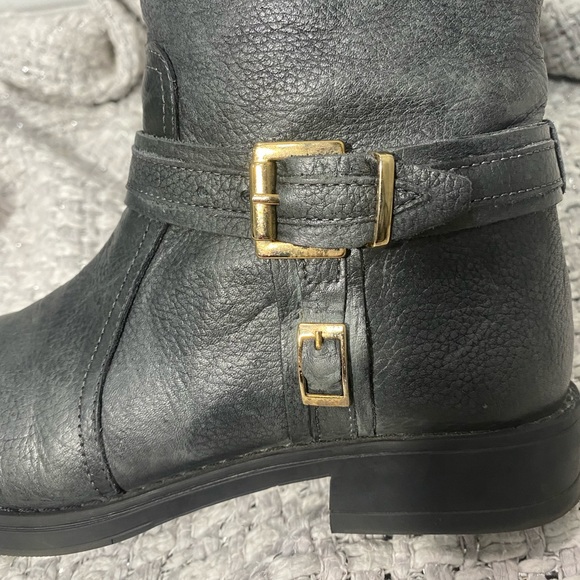 INUOVO Grey leather Riding Boots - Picture 3 of 8